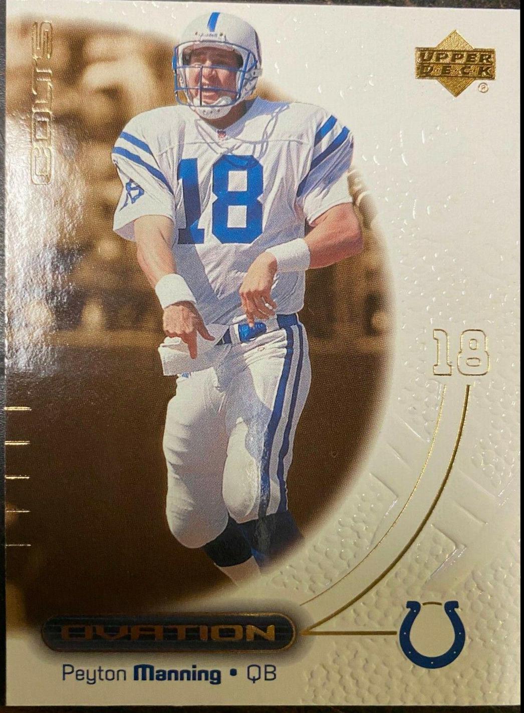 Peyton Manning #23 Football Cards 2000 Upper Deck Ovation