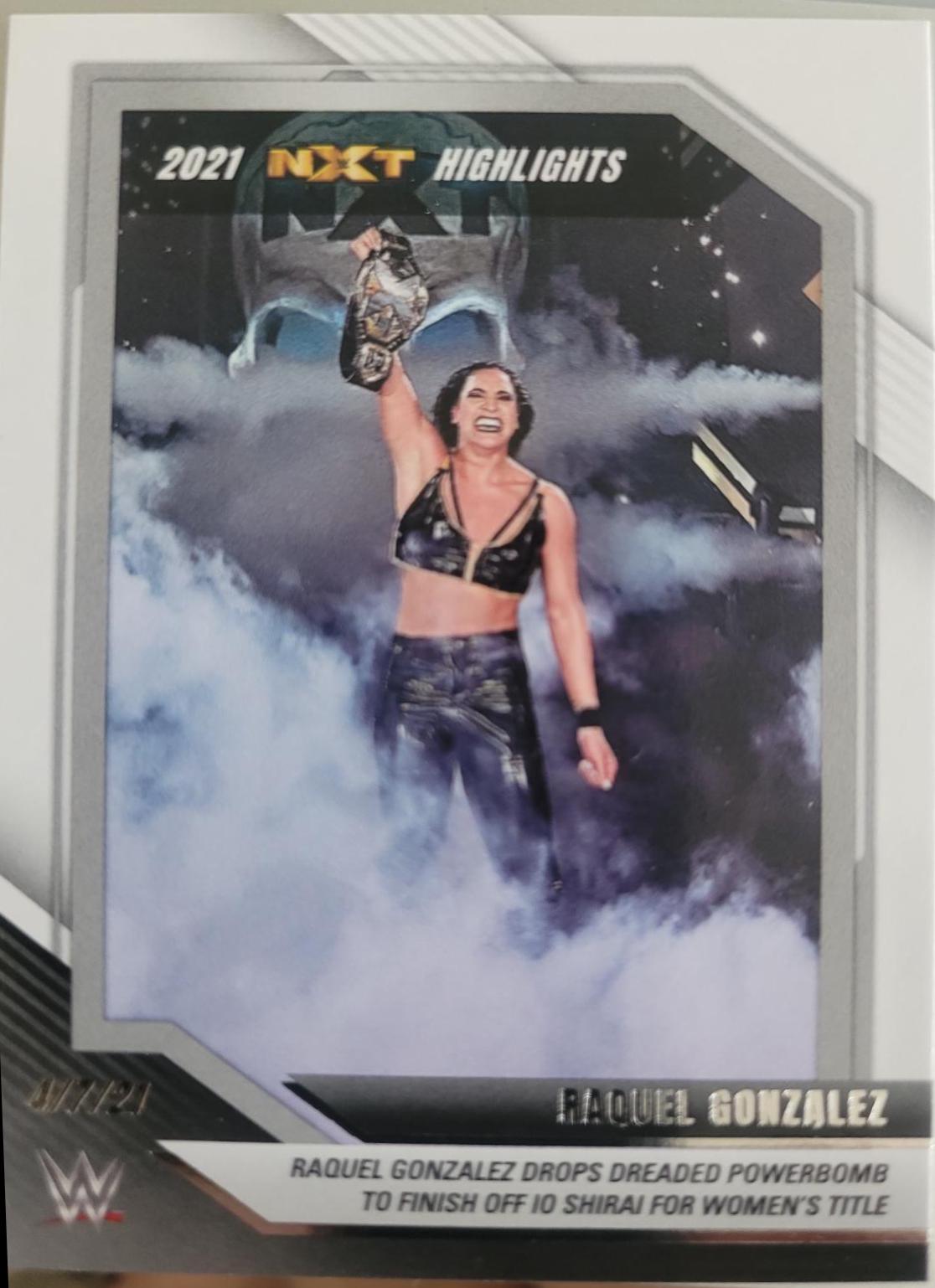 Raquel Gonzalez #11 Wrestling Cards 2022 Panini NXT WWE 2021 Highlights