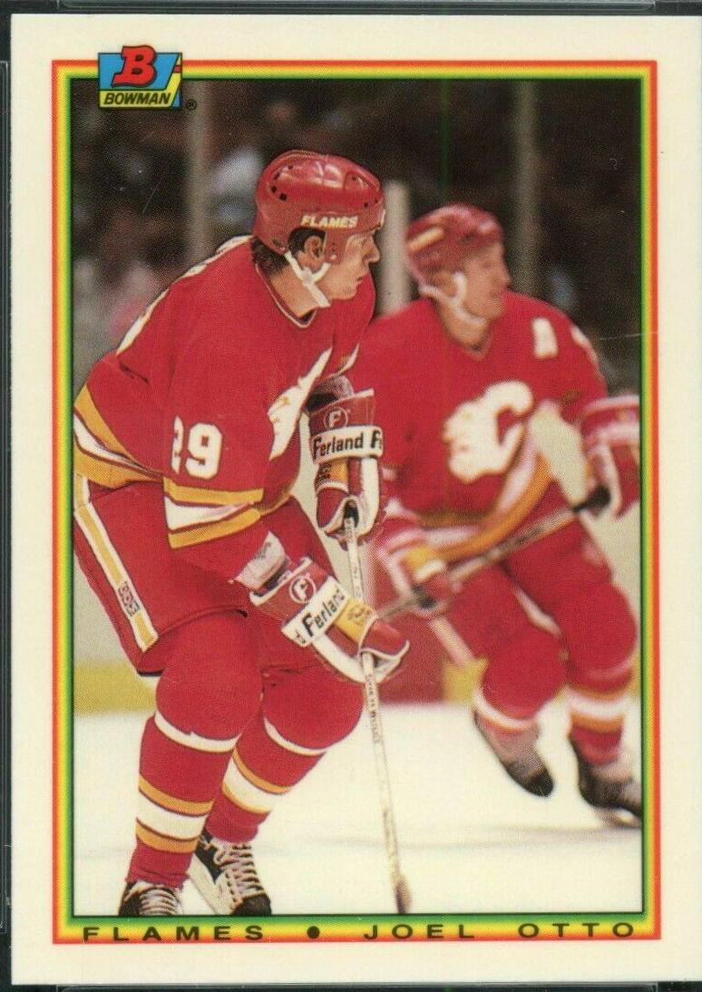 Joel Otto #99 1990 Bowman Tiffany Hockey
