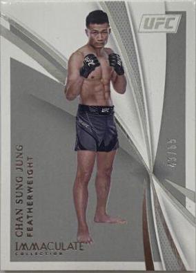 Chan Sung Jung #33 Ufc Cards 2021 Panini Immaculate UFC