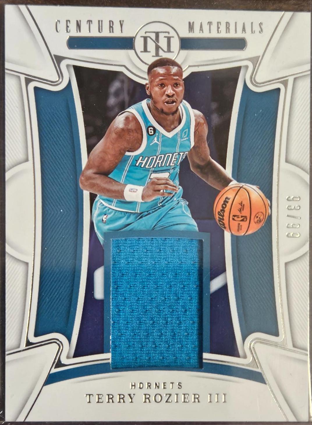 Terry Rozier #CM-TRZ Basketball Cards 2022 Panini National Treasures Century Materials