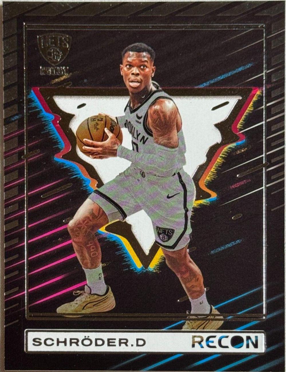 Dennis Schroder #1 Basketball Cards 2023 Panini Recon