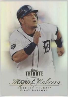 Miguel Cabrera #9 Baseball Cards 2012 Topps Tribute