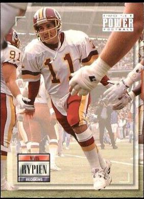 Mark Rypien #11 Football Cards 1993 Pro Set Power