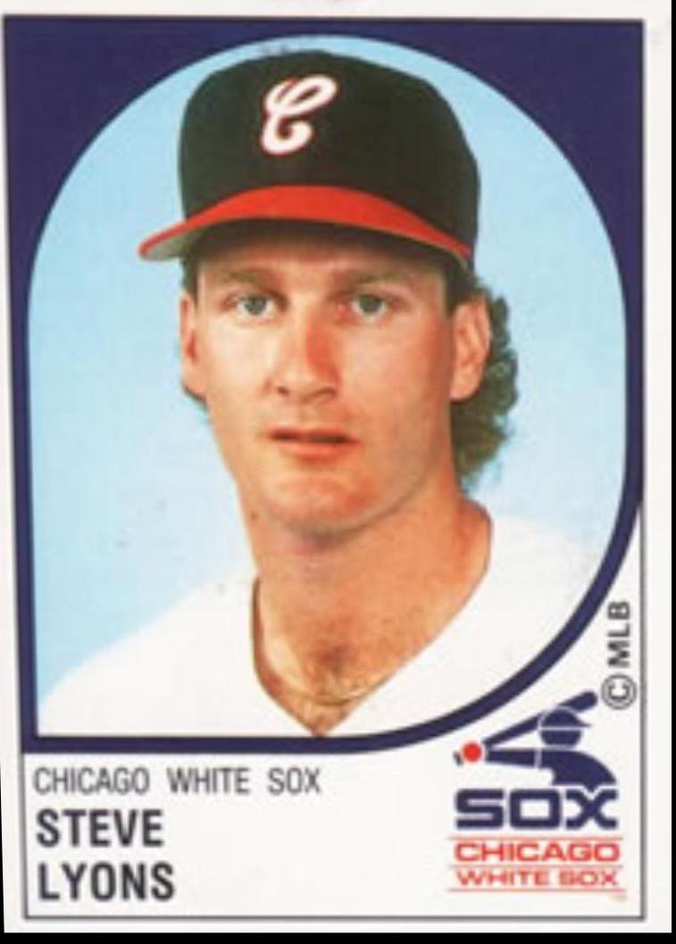 Steve Lyons #60 Baseball Cards 1988 Panini Stickers