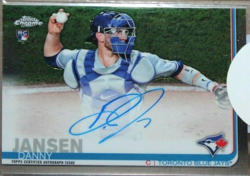Danny Jansen #RA-DJ 2019 Topps Chrome Baseball Rookie Autographs
