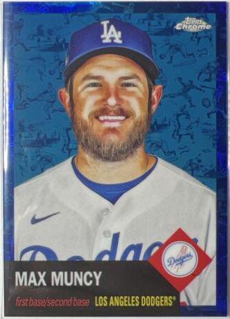 Max Muncy [Toile White Blue] #317