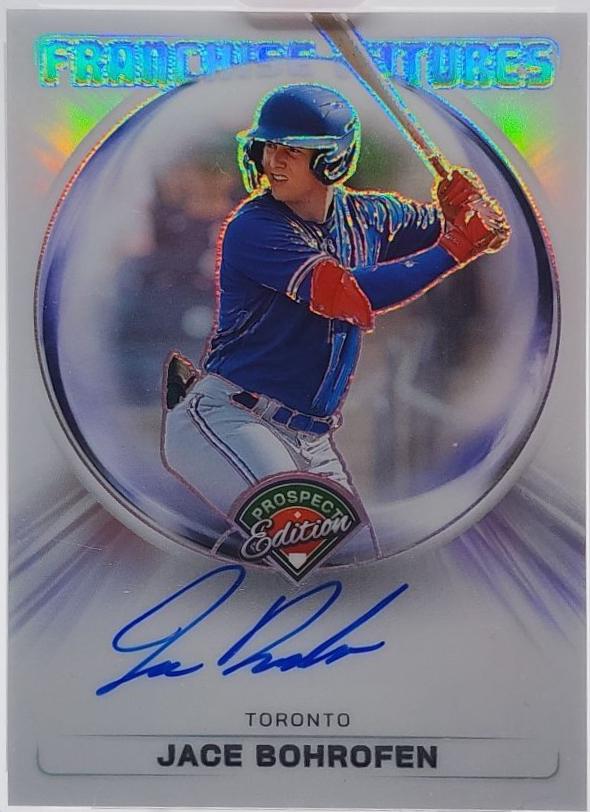 Jace Bohrofen #13 2024 Panini Prospect Edition Baseball Franchise Futures Signatures