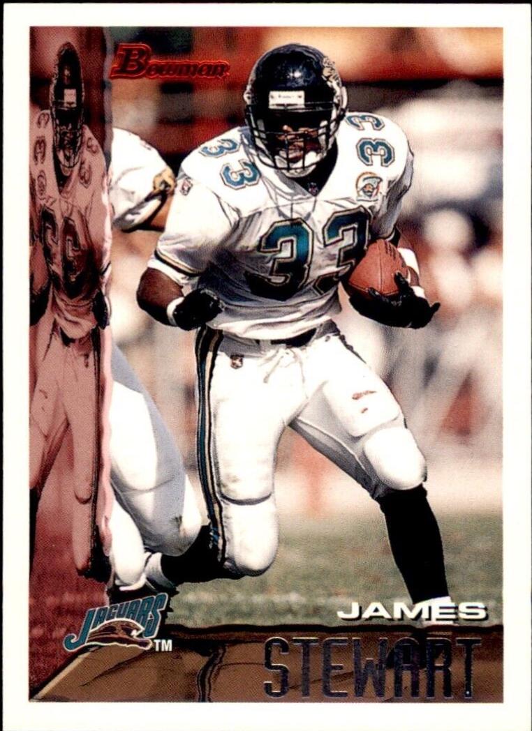 James Stewart #19 Football Cards 1995 Bowman