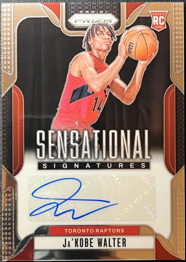 Ja'Kobe Walter #SS-JKW Basketball Cards 2024 Panini Prizm Sensational Signature