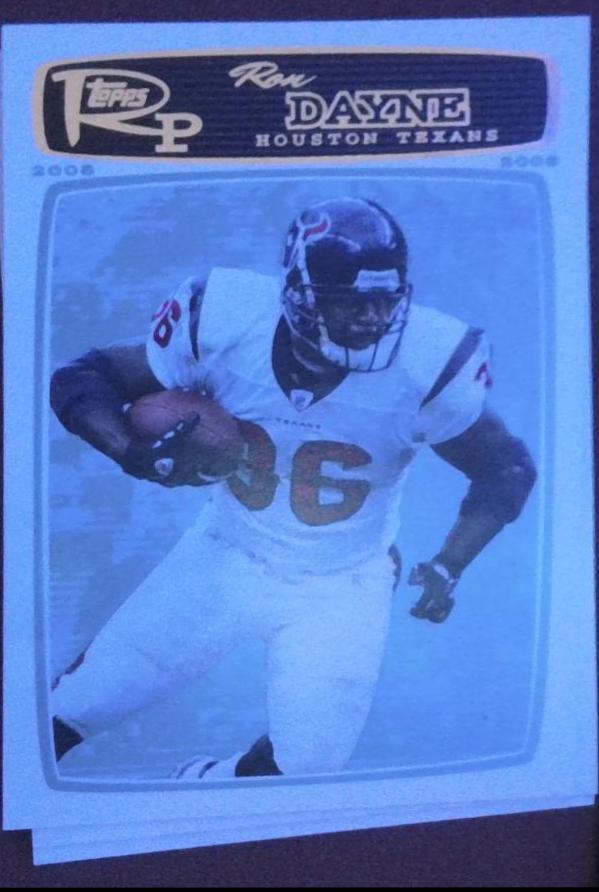 Ron Dayne #23 Football Cards 2008 Topps Rookie Progression