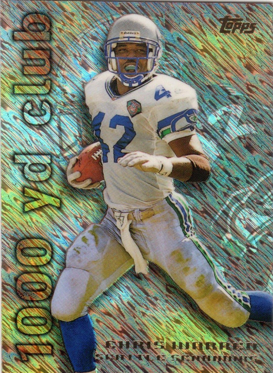 Chris Warren #2 Football Cards 1995 Topps