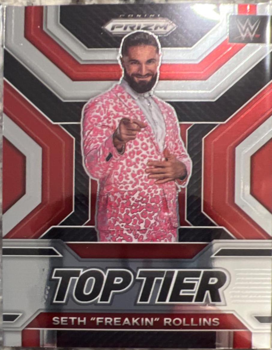 Seth Rollins #2 Wrestling Cards 2023 Panini Prizm WWE Top Tier