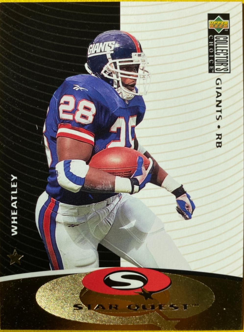 Tyrone Wheatley #SQ40 Football Cards 1997 Collector's Choice Starquest