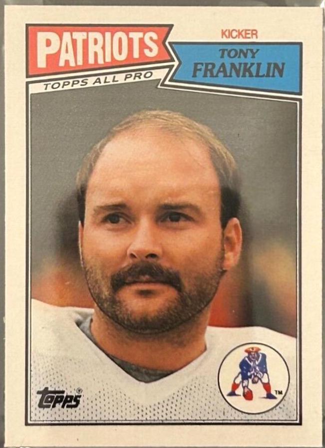 Tony Franklin #27 Football Cards 1987 Topps American UK