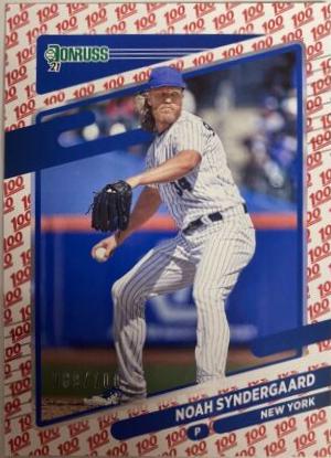 Noah Syndergaard #72 2021 Panini Donruss Baseball