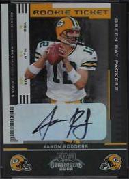 Aaron Rodgers #101 2005 Playoff Contenders Football
