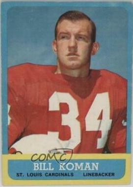 Bill Koman #154 Football Cards 1963 Topps