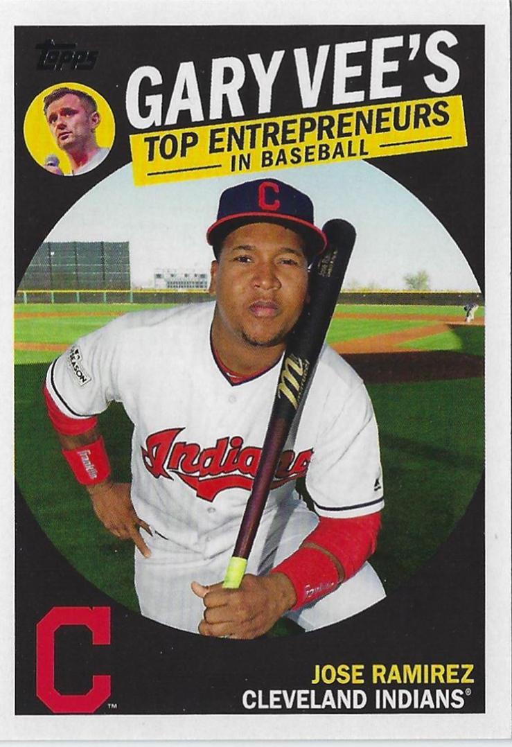 Jose Ramirez #GV-5 Baseball Cards 2019 Topps Gary Vee's Top Entrepreneurs in Baseball