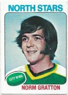 Norm Gratton #34 Hockey Cards 1975 Topps