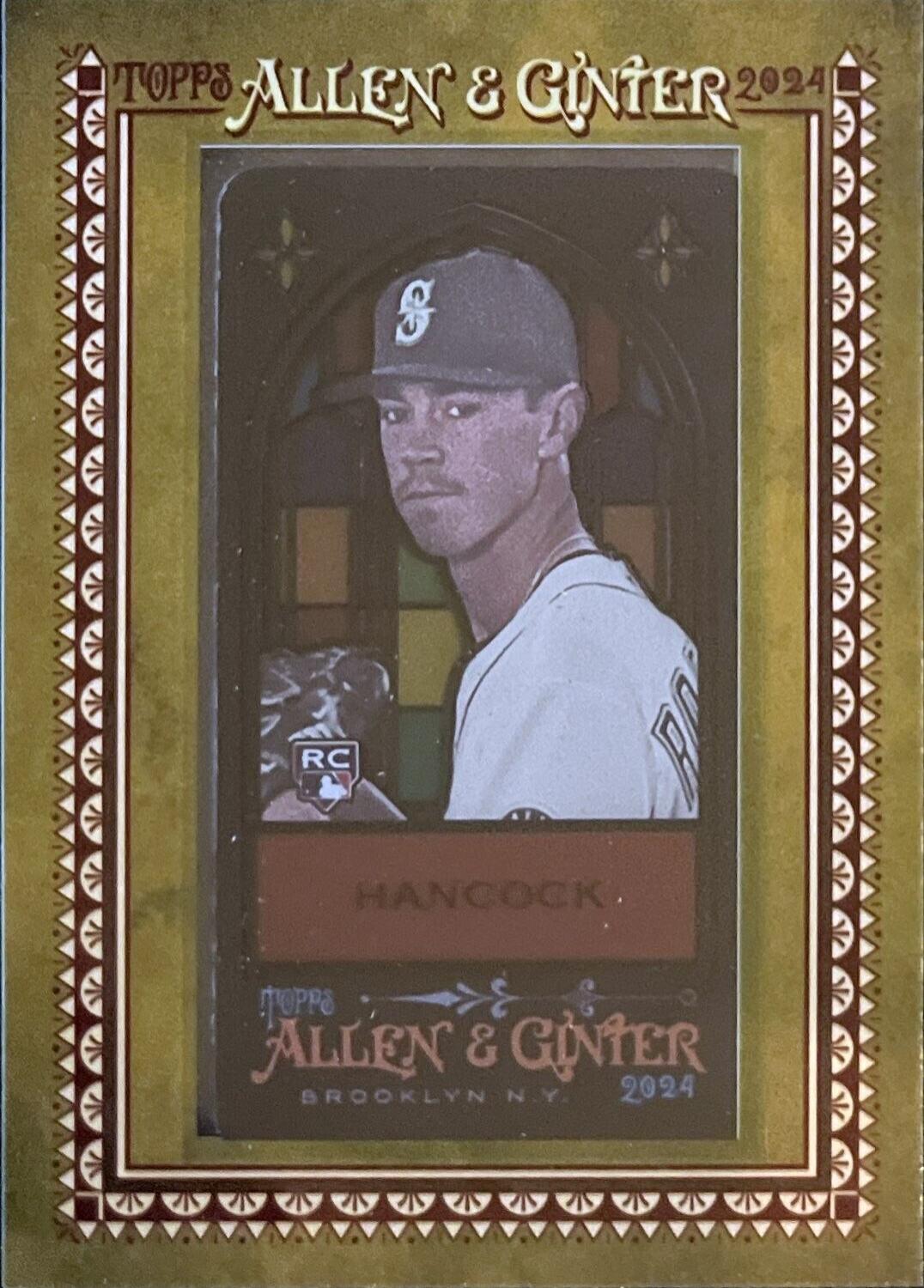 Emerson Hancock #21 Baseball Cards 2024 Topps Allen & Ginter Stained Glass Mini