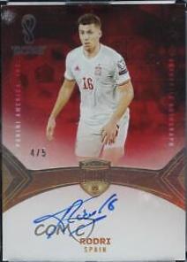 Rodri #67 2022 Panini Eminence FIFA World Cup Autographs