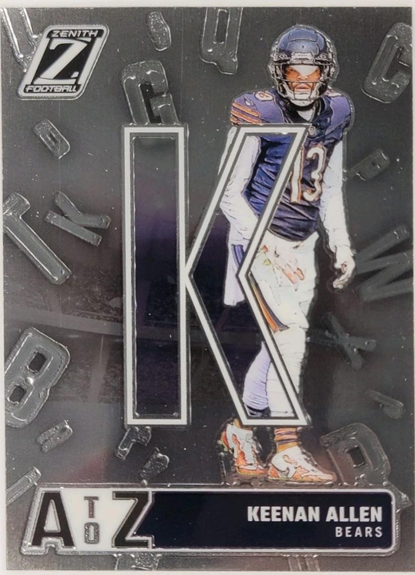 Keenan Allen #11 Football Cards 2024 Panini Zenith A to Z