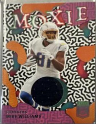 Mike Williams #MO-20 Football Cards 2022 Panini Donruss Elite Moxie