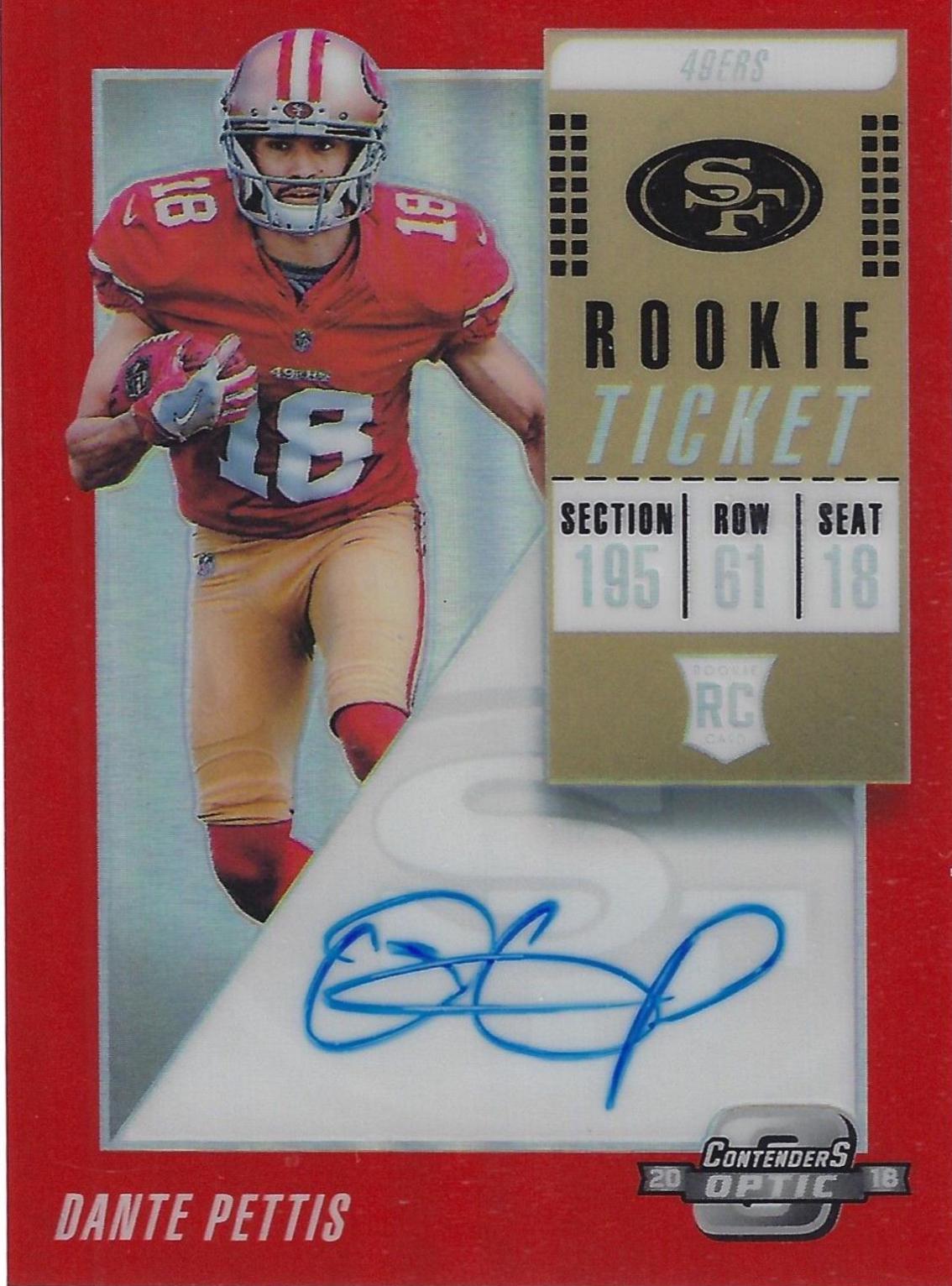 Dante Pettis [Autograph Orange] #118