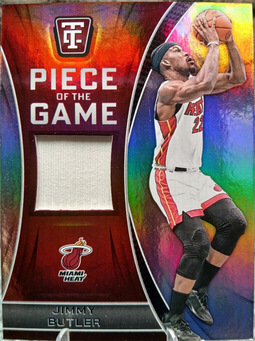 Jimmy Butler #POG-JMB Prices | 2024 Panini Totally Certified Piece of the  Game | Basketball Cards, image size:1068x1426
