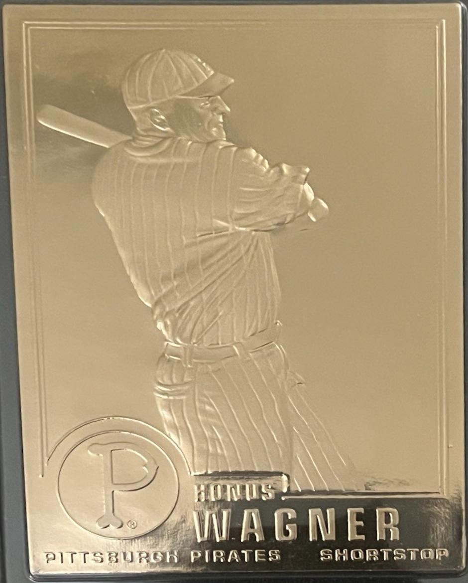 Honus Wagner #16 1996 Danbury Mint 22kt Gold Baseball