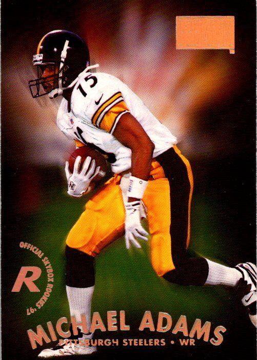 Mike Adams #208 Football Cards 1997 Skybox Premium