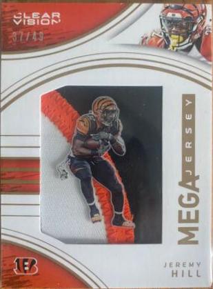 Jeremy Hill #14 Football Cards 2016 Panini Clear Vision Mega Jersey