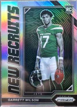 Garrett Wilson #NR-5 Football Cards 2022 Panini Prizm New Recruits