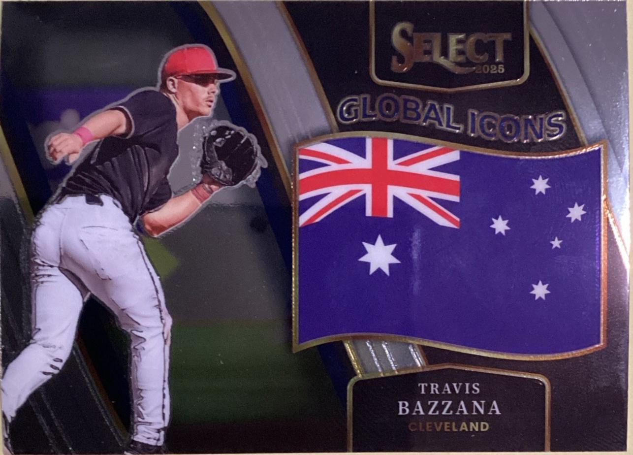 Travis Bazzana #2 2025 Panini Select Baseball Global Icons