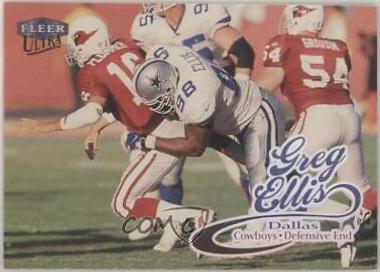 Greg Ellis #12 Football Cards 1999 Ultra