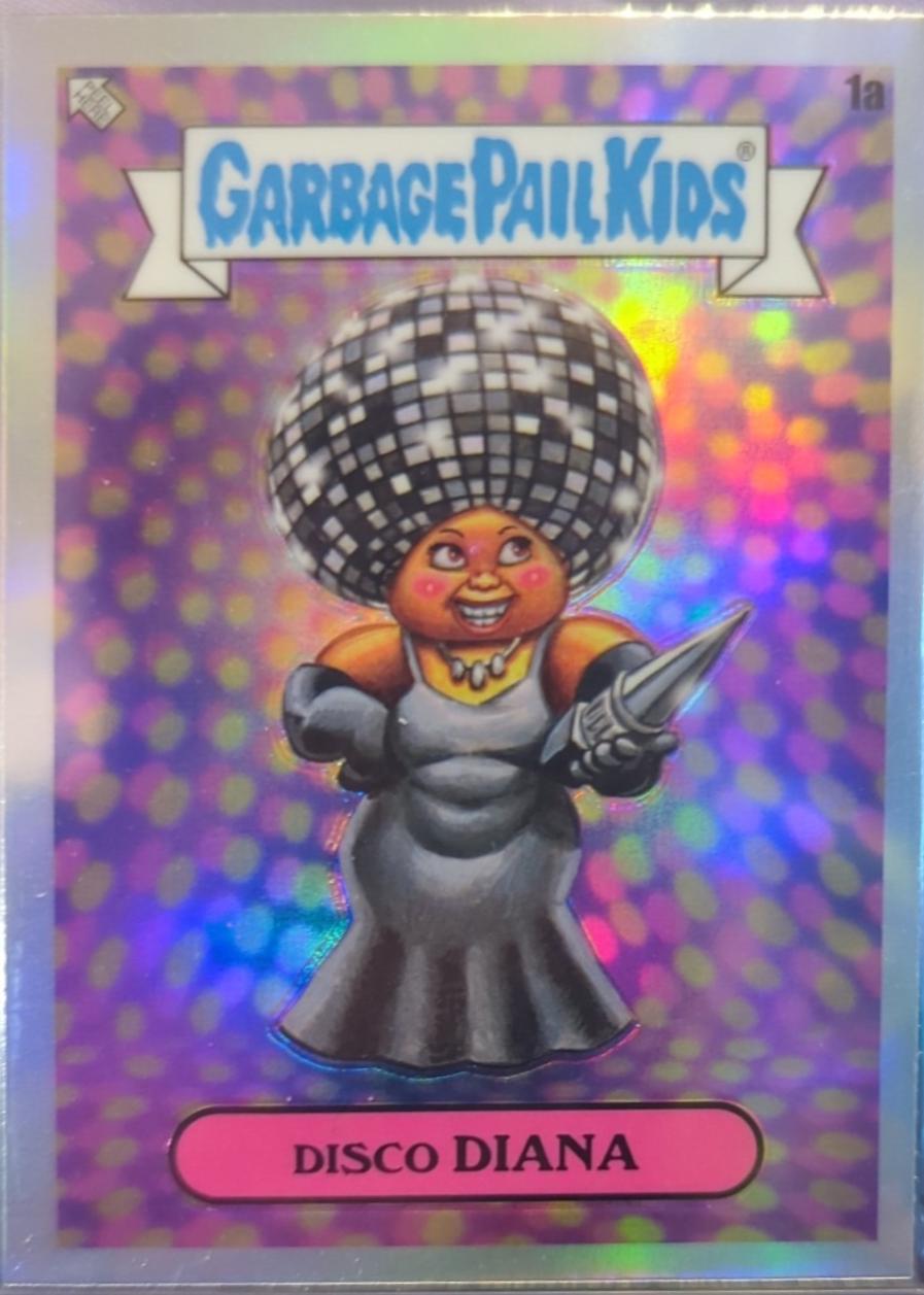 Disco Diana #1a 2024 Garbage Pail Kids Chrome Music Awards