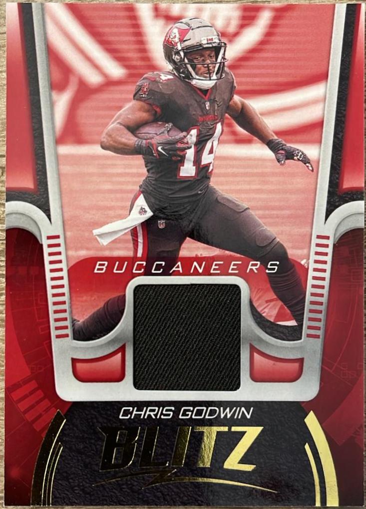 Chris Godwin #BTZ-CGO Football Cards 2021 Panini Playbook BLITZ Memorabilia
