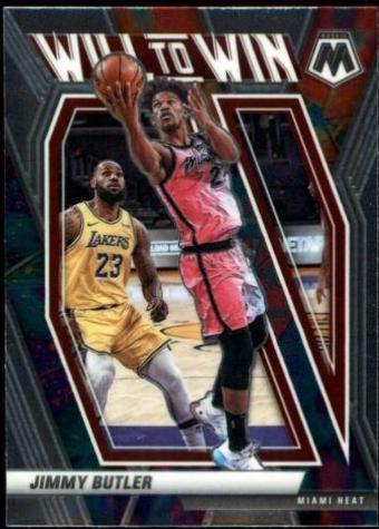 Jimmy Butler #4 Basketball Cards 2020 Panini Mosaic Will to Win