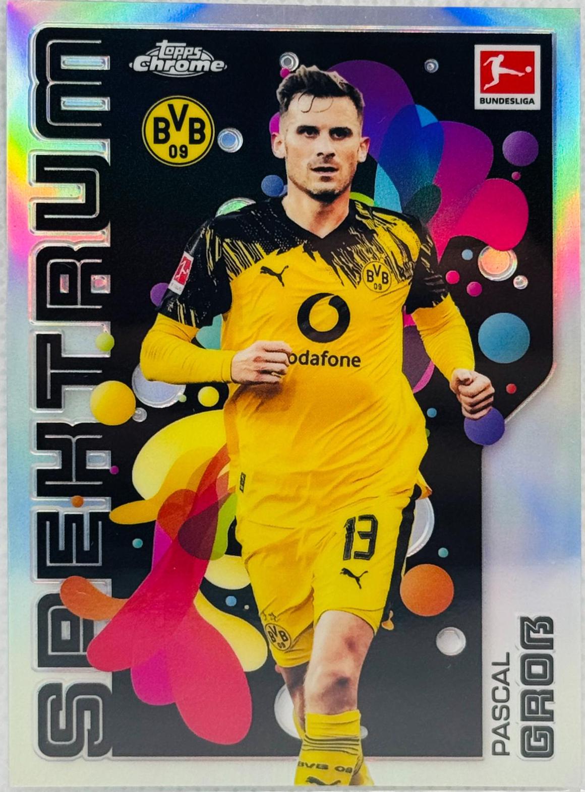 Pascal Groß #LE-7 2025 Topps Chrome Bundesliga Black Spektrum Limited Edition Soccer