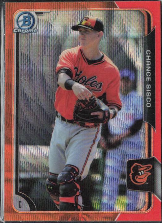 Chance Sisco [Orange Wave Refractor] #BCP190