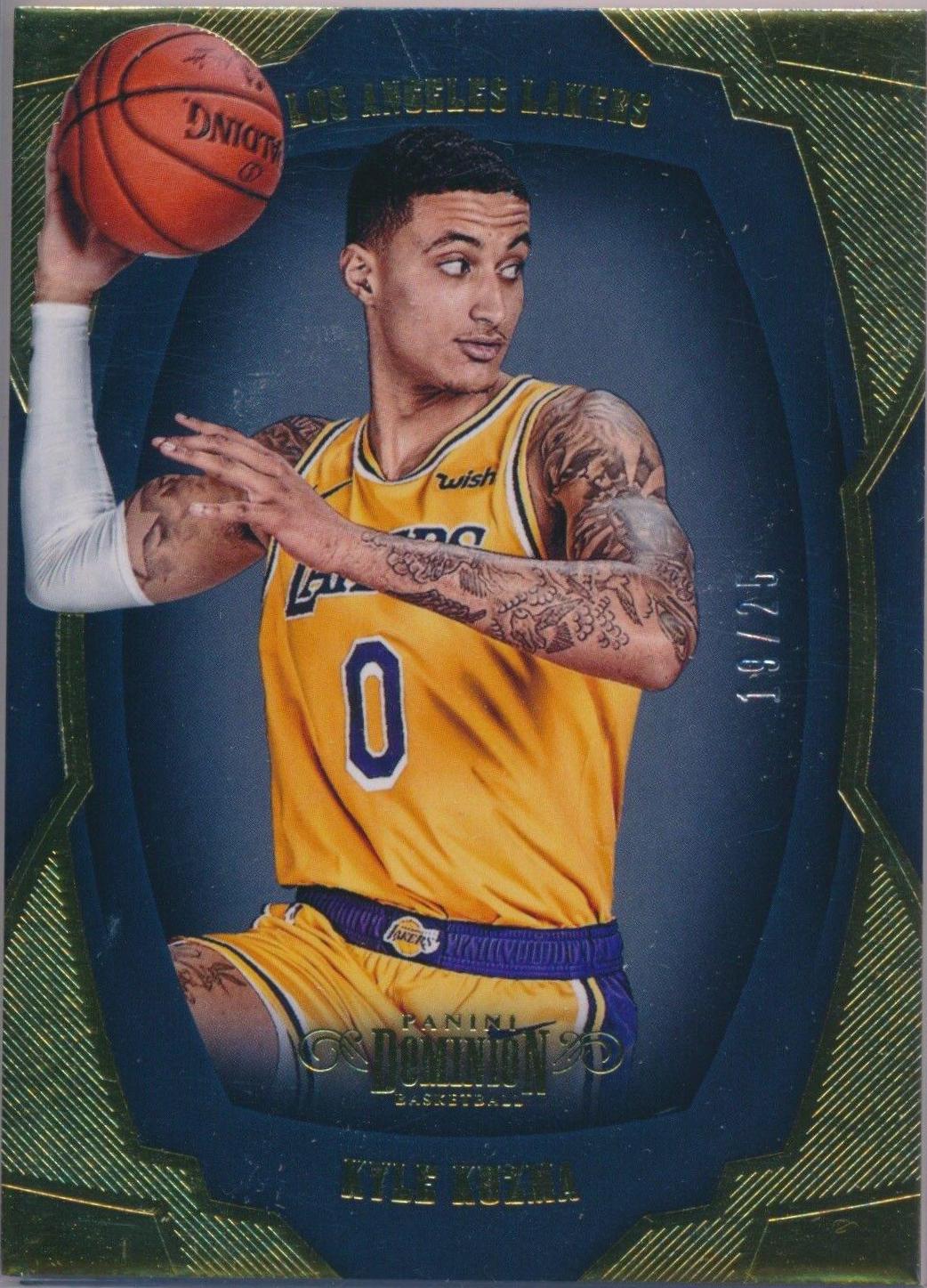 Kyle Kuzma #58 Basketball Cards 2018 Panini Dominion