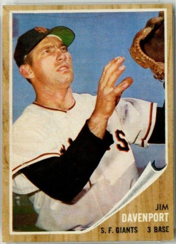 Jim Davenport #9 Baseball Cards 1962 Venezuela Topps