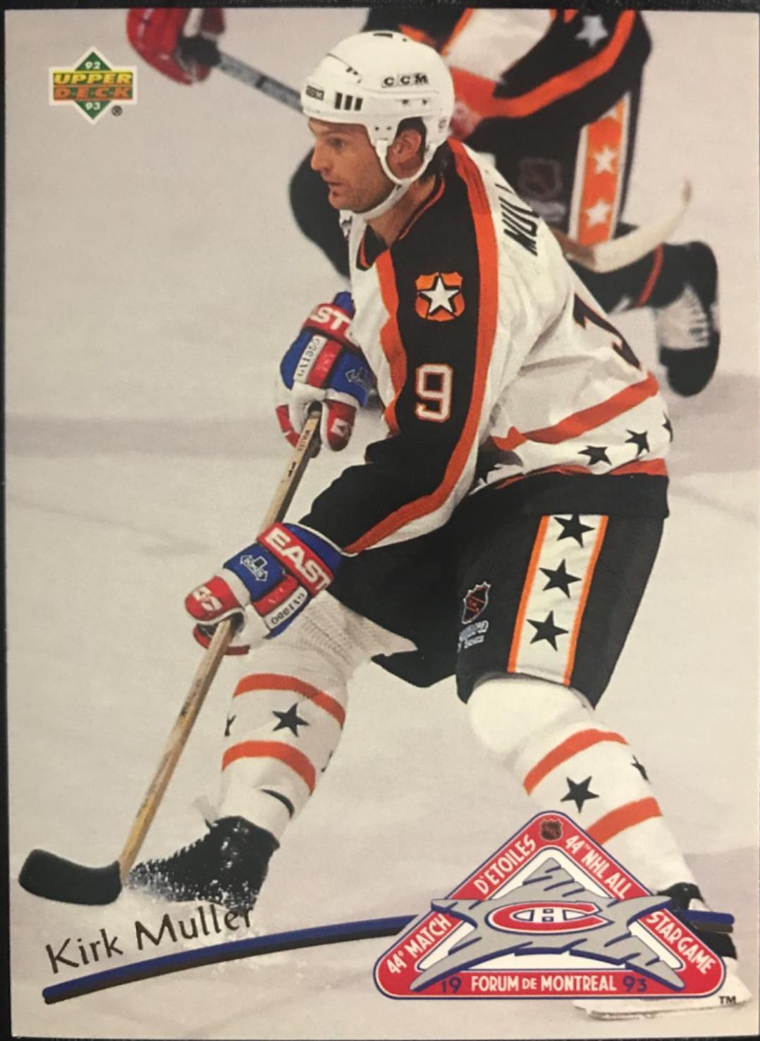 Kirk Muller #9 Hockey Cards 1993 Upper Deck Locker All Stars
