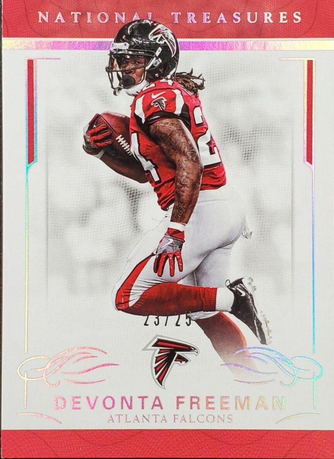 Devonta Freeman #5 Football Cards 2016 Panini National Treasures