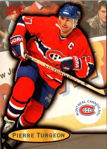 Pierre Turgeon #57 Hockey Cards 1996 Fleer