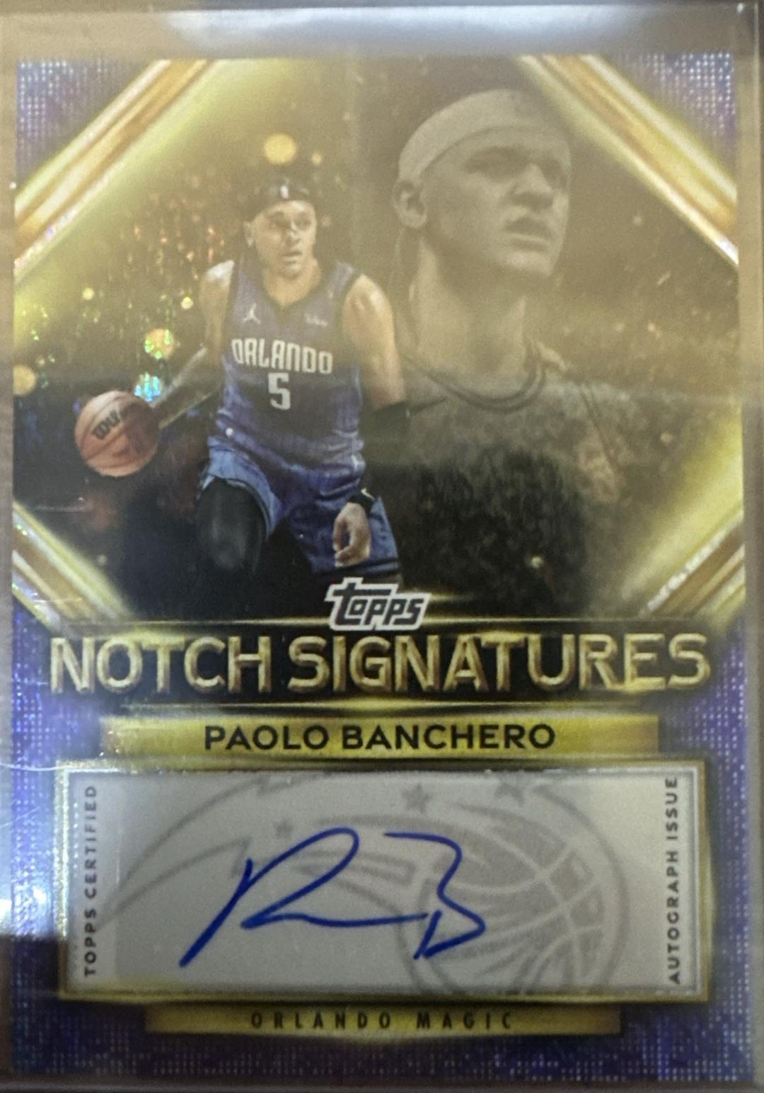 Paolo Banchero #TNS-PB Prices | 2025 Topps Notch Signatures