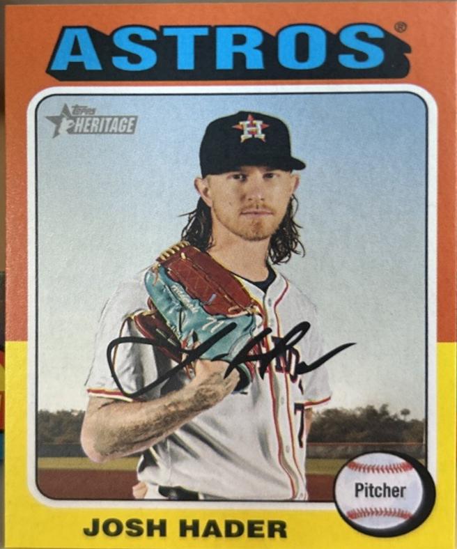 Josh Hader #501 Baseball Cards 2024 Topps Heritage Mini
