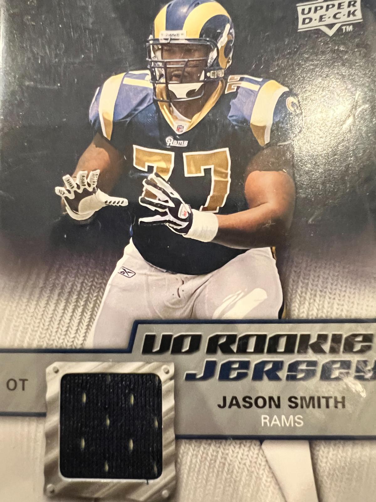 Jason Smith #RJ-JS Football Cards 2009 Upper Deck Rookie Jersey
