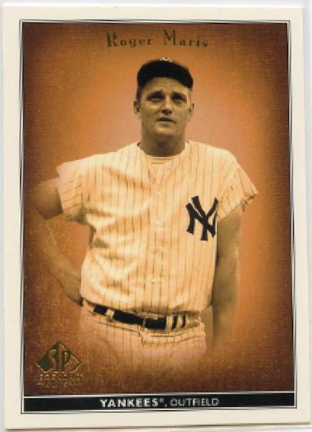 Roger Maris #66 2002 SP Legendary Cuts Baseball